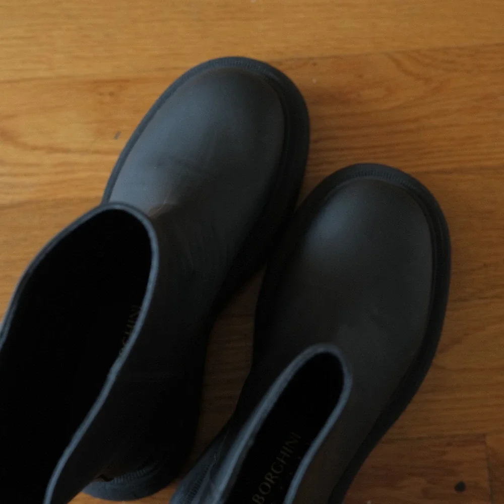 Gia Borghini Marte Ankle Boots Womens Black Lug Sole Chunky‎ Gorpcore Platform